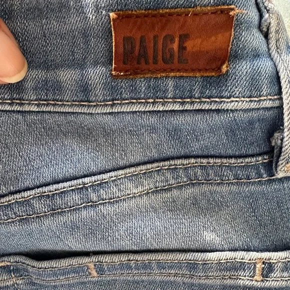 Paige Skyline Ankle Peg Low Rise Jeans Women’s Sz 25 - Picture 6 of 12